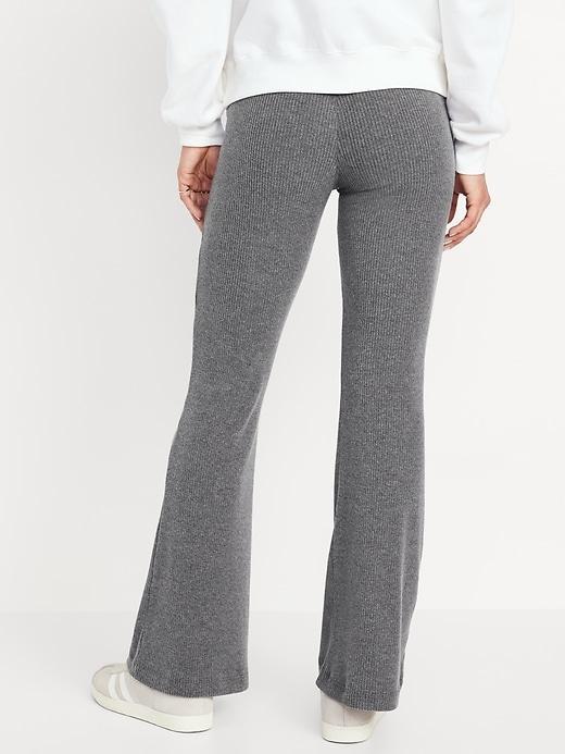 High-Waisted Brushed Flare Leggings Product Image