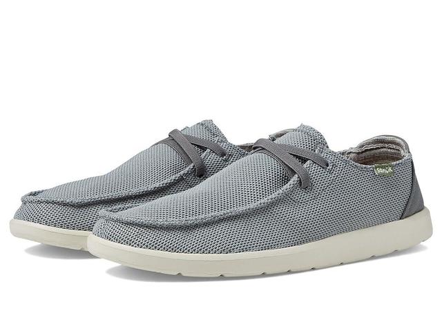 Sanuk Shaka Lite SL Mesh (Grey) Men's Shoes Product Image