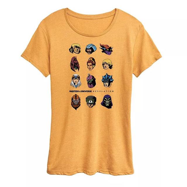 Womens Masters of the Universe Faces Graphic Tee Product Image