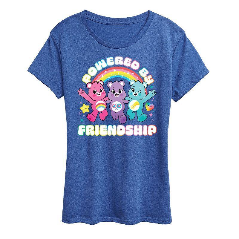 Womens Care Bears Powered By Friendship Graphic Tee, Girls Blue Product Image