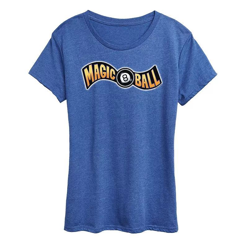 Womens Running My Mouth Graphic Tee Grey Royal Blue Product Image