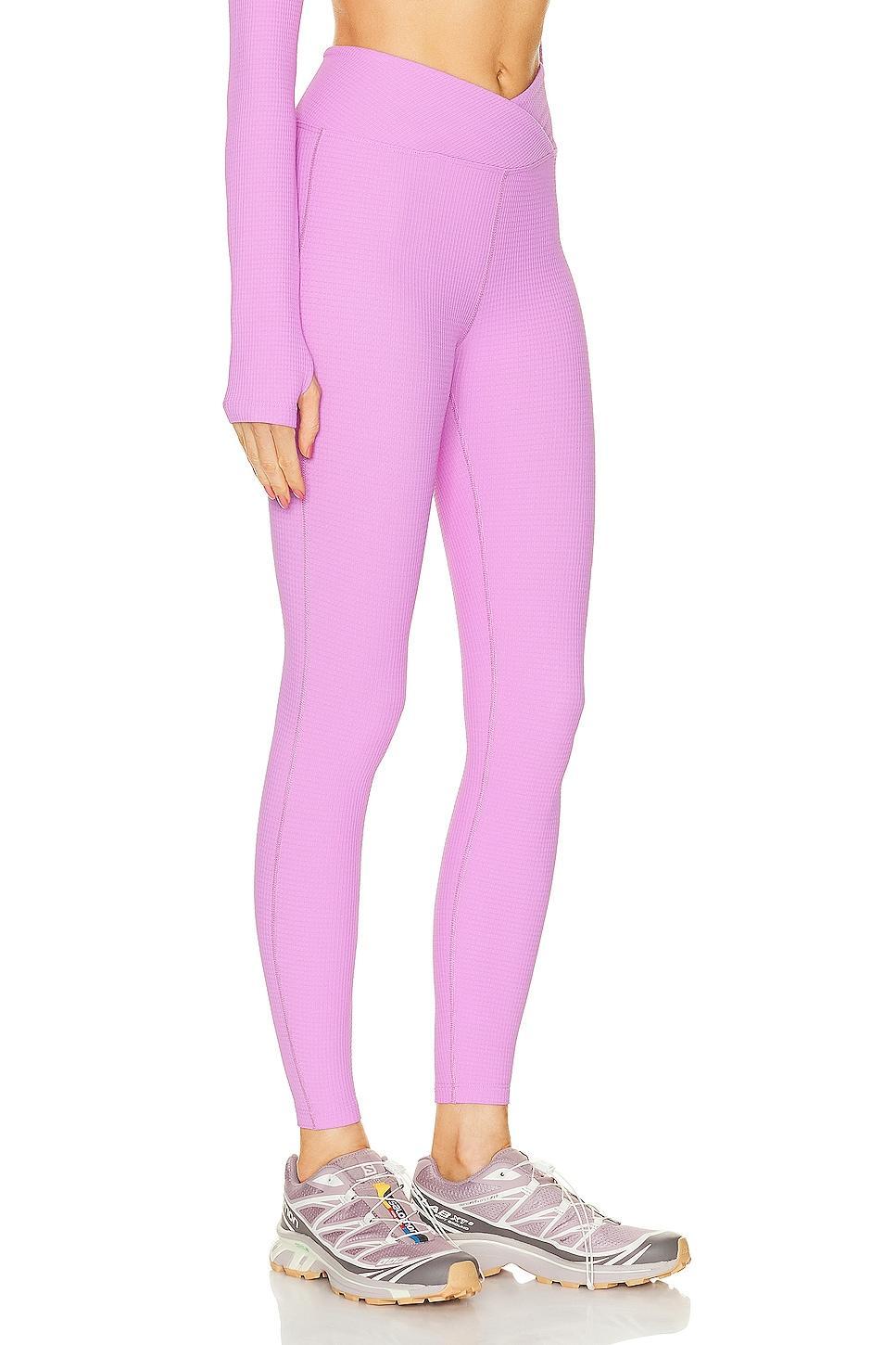 YEAR OF OURS Thermal Veronica Legging Purple. (also in ). Product Image