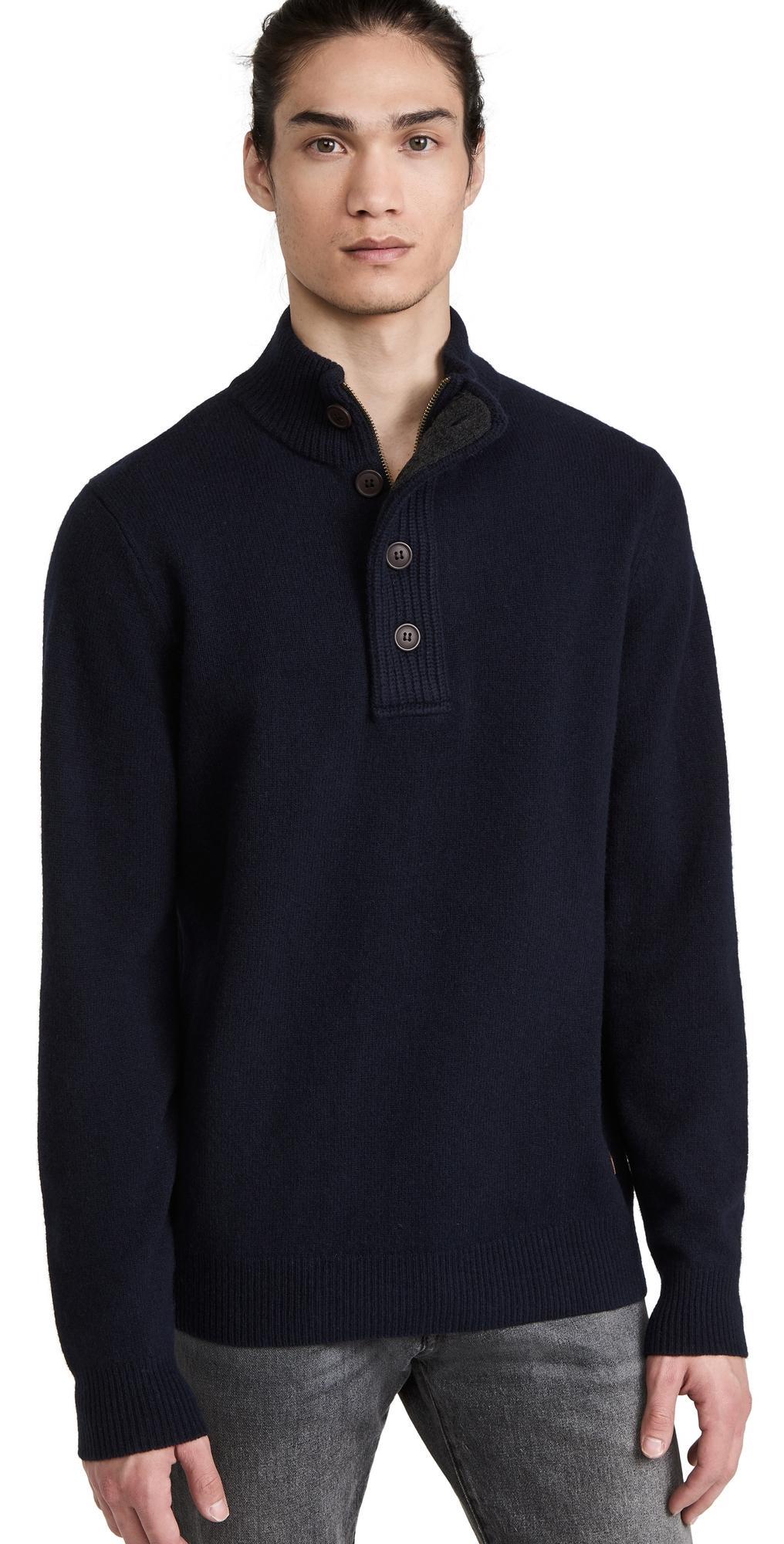 Barbour Barbour Essential Patch 1/2 Zip (Seaweed) Men's Sweater product image