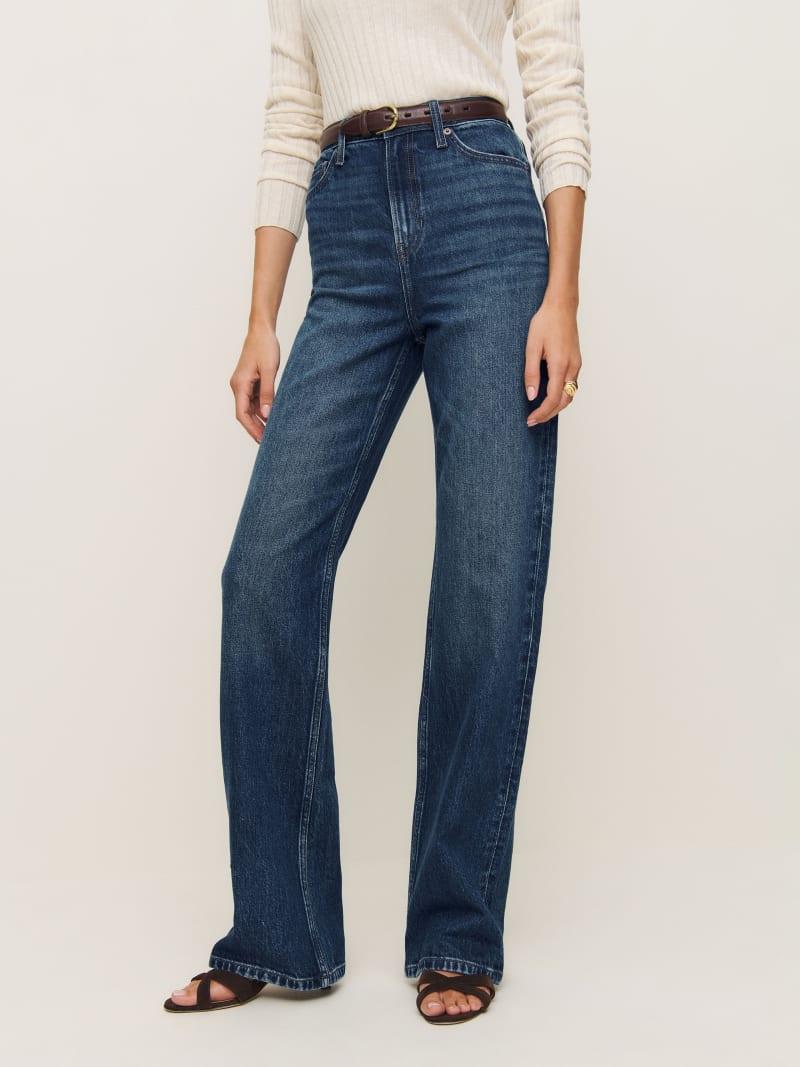 Wilder Stretch High Rise Wide Leg Jeans Product Image