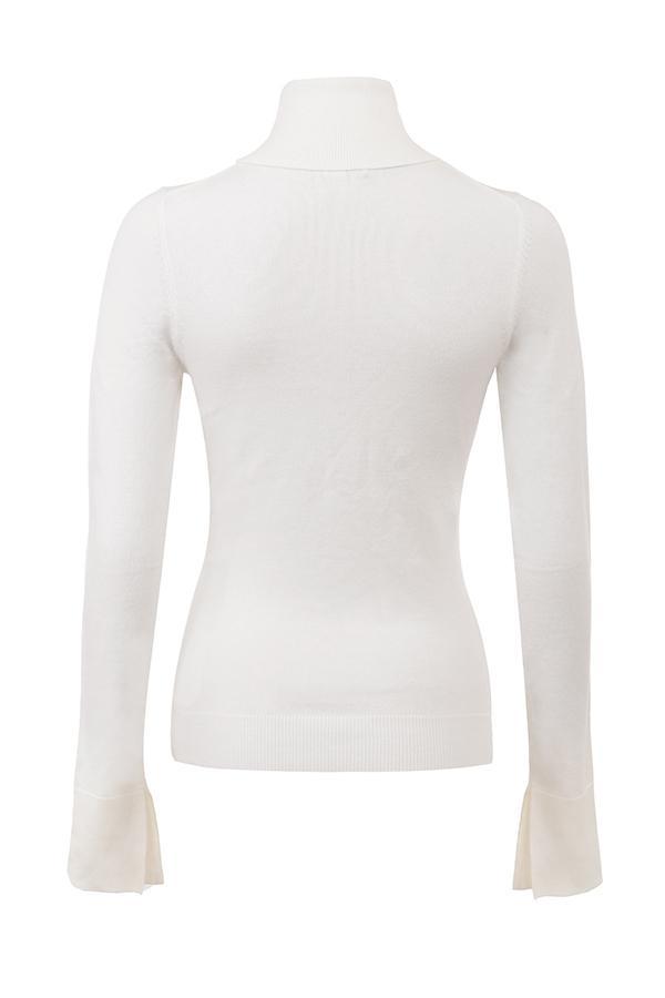 Asher Ivory Cashmere Mini Skirt Product Image