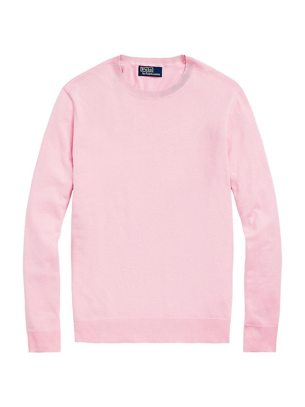 Mens Cotton Crewneck Sweater Product Image