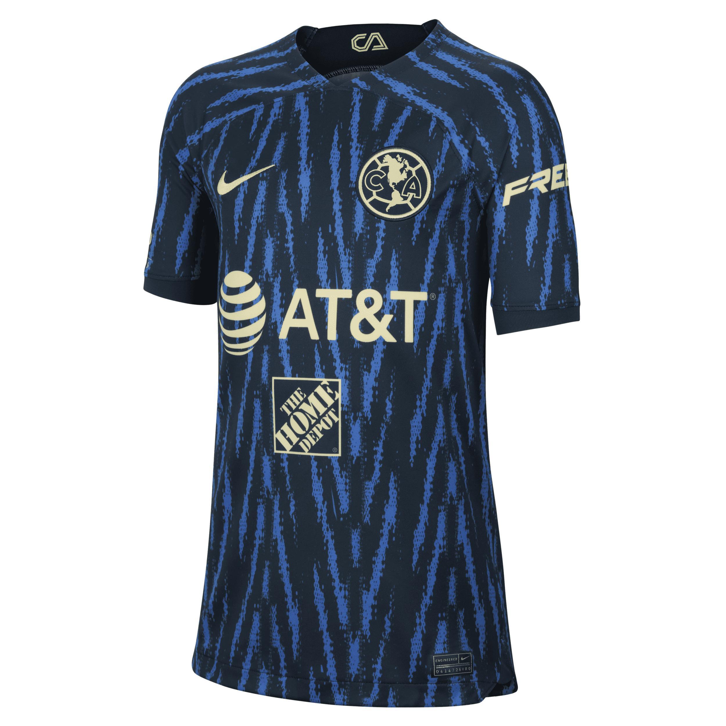 Mens Nike Blue Club America 2022/23 Away Replica Jersey - Blue Product Image