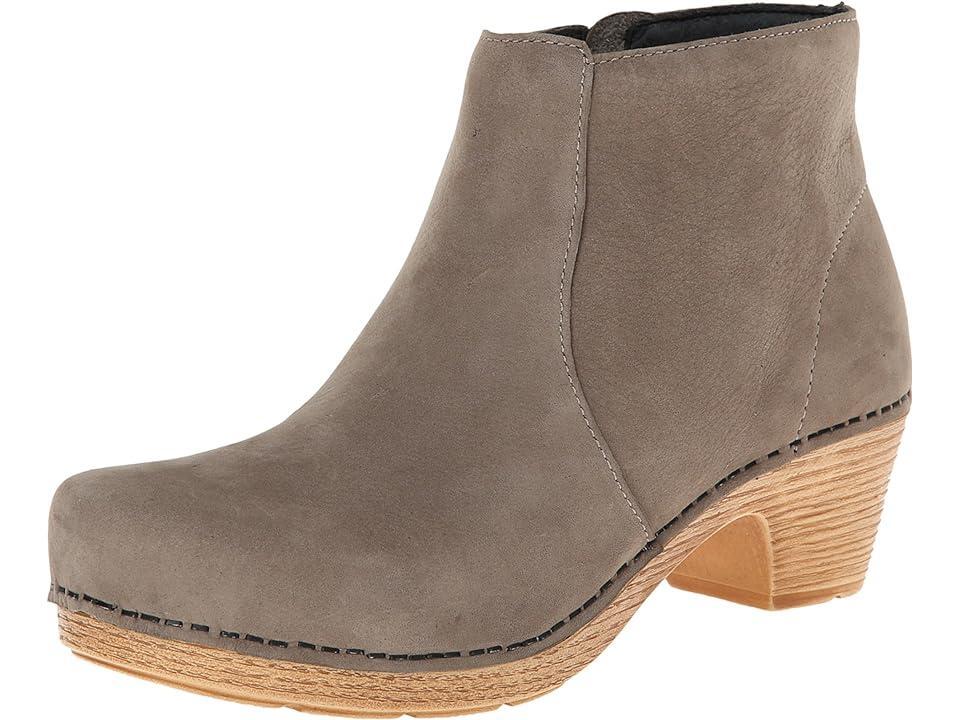 Dansko Maria (Taupe Milled Nubuck) Women's Pull-on Boots Product Image