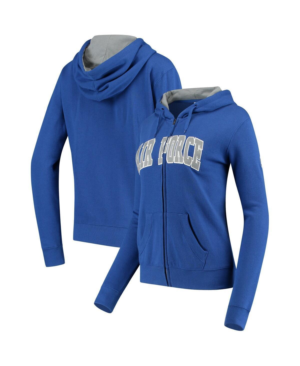 Womens Stadium Athletic Royal Air Force Falcons Arched Name Full-Zip Hoodie Product Image