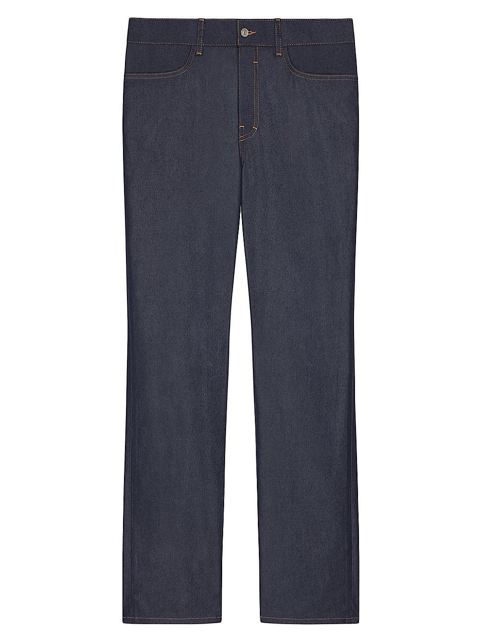 Mens Slim-Straight Luxe Denim Pants product image