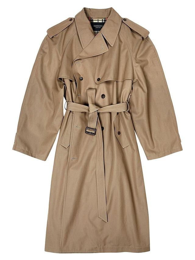 Womens Oversized Trench Coat Product Image