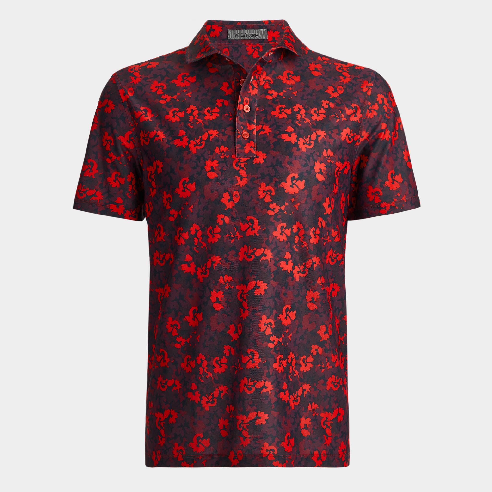 CAMO FLORAL TECH PIQUÉ POLO Product Image