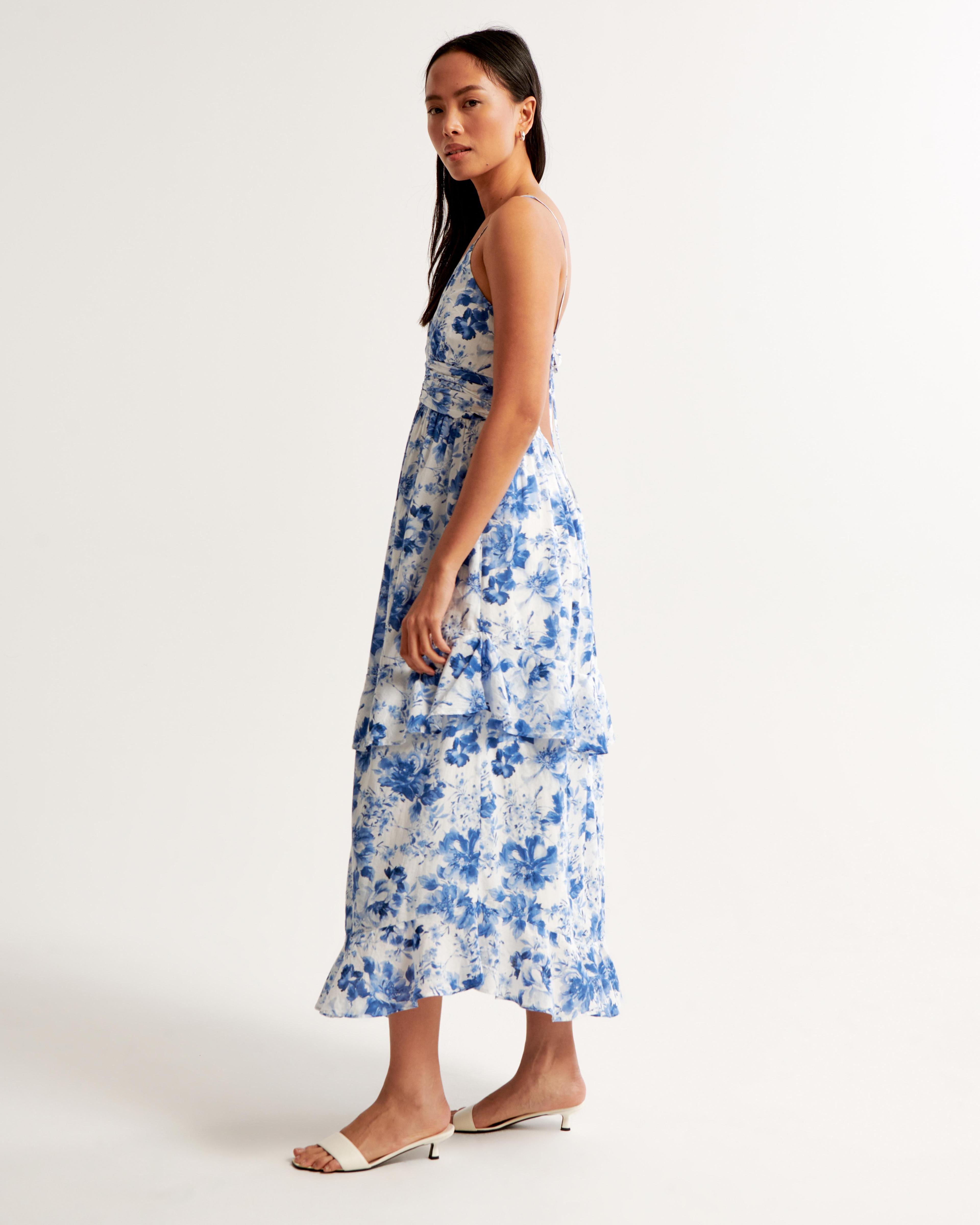 Tiered Ruffle Maxi Dress Product Image