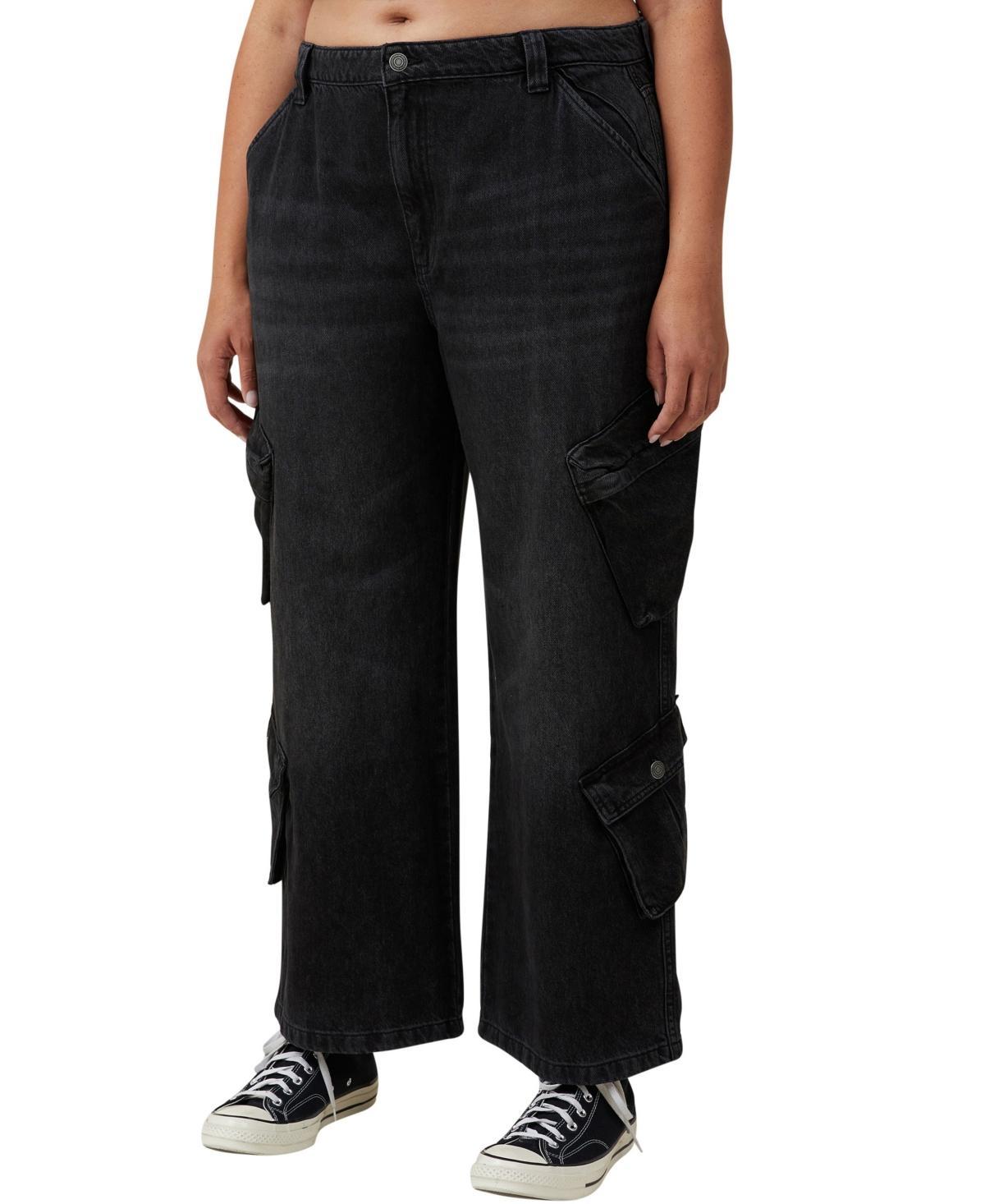 Cotton On Womens Cargo Super Baggy Leg Jeans Product Image