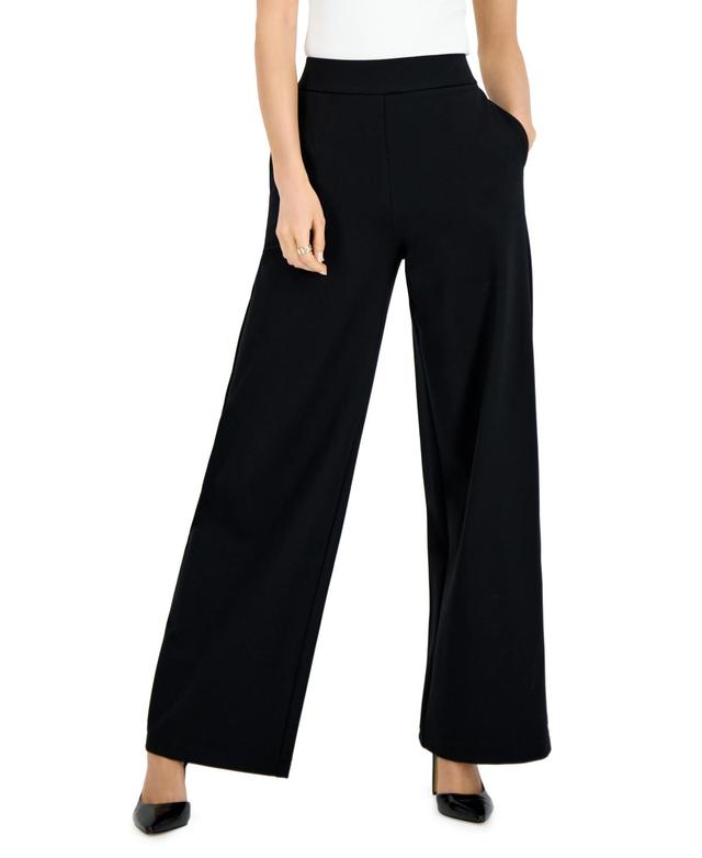 I.n.c. International Concepts Womens High-Rise Wide-Leg Pants, Created for Macys Product Image