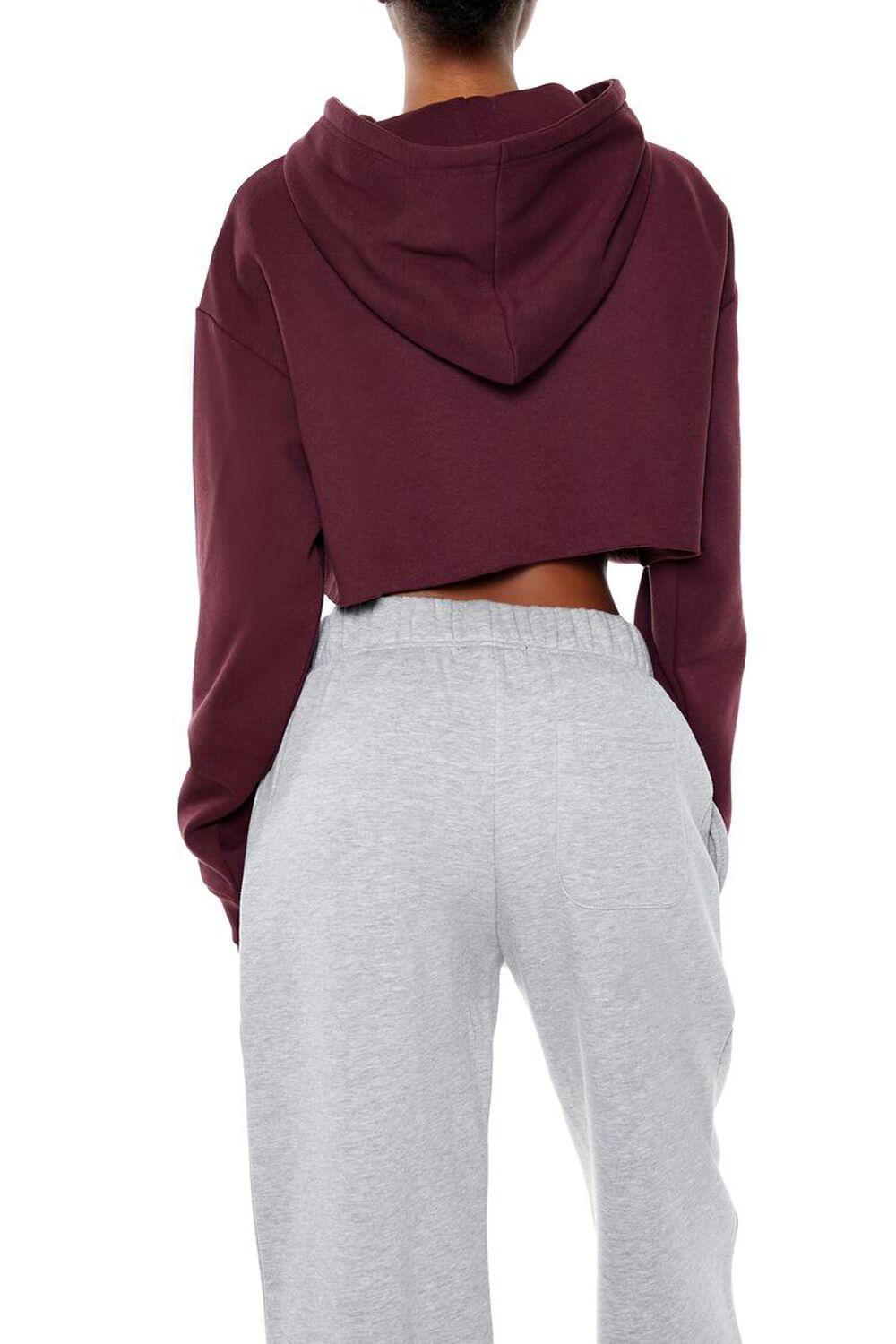 Cropped Fleece Hoodie | Forever 21 Product Image