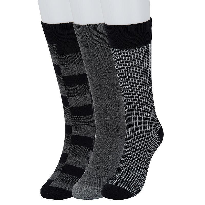 Mens Sonoma Goods For Life 3-pack Patterned Dress Socks Product Image