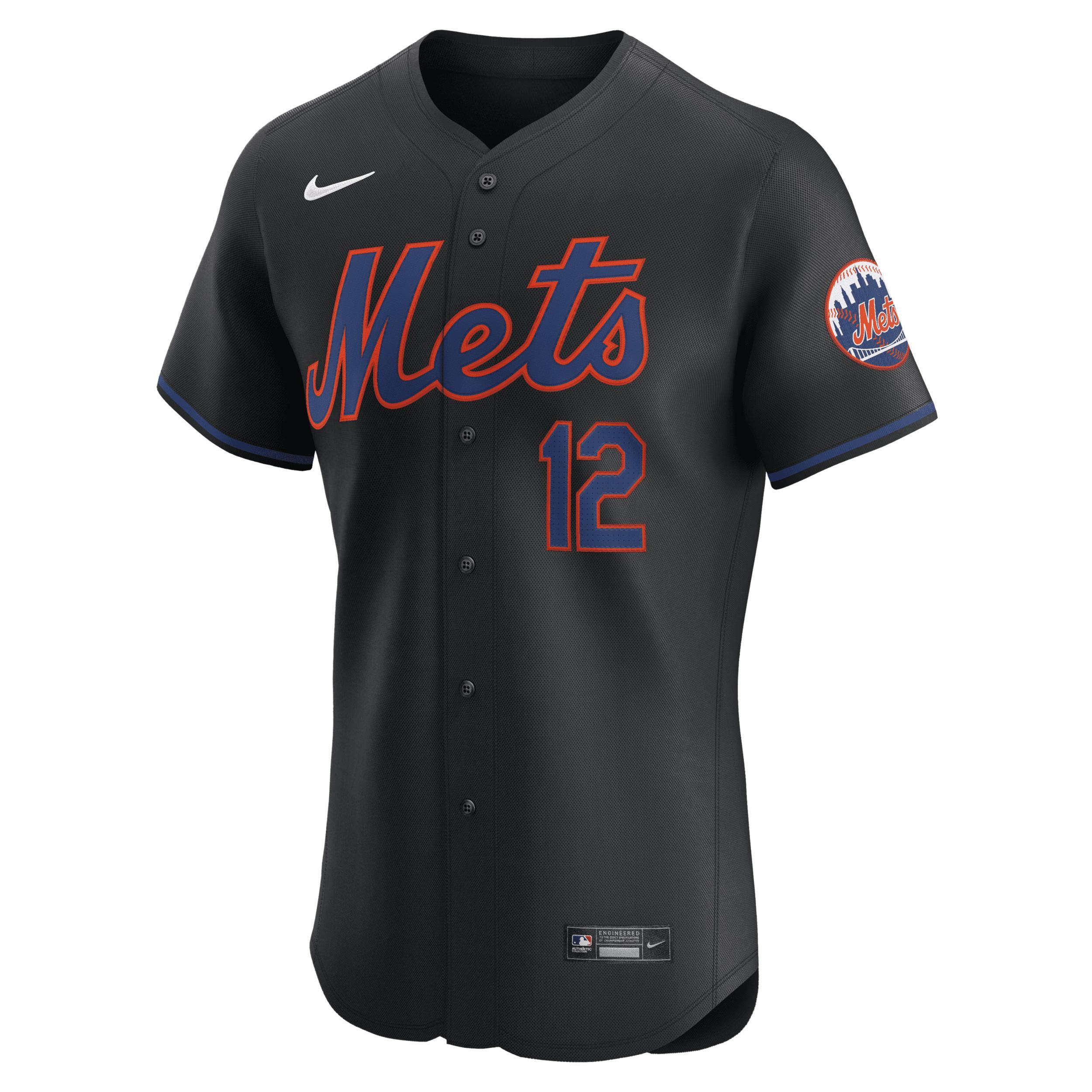 Francisco Lindor New York Mets Nike Men's Dri-FIT ADV MLB Elite Jersey Product Image