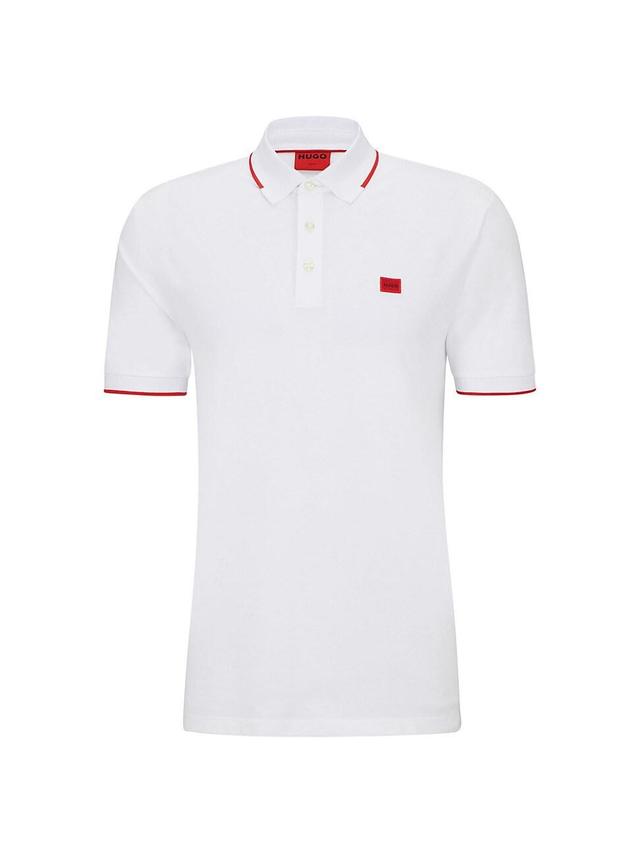 Mens Cotton-Piqu Slim-Fit Polo Shirt Product Image