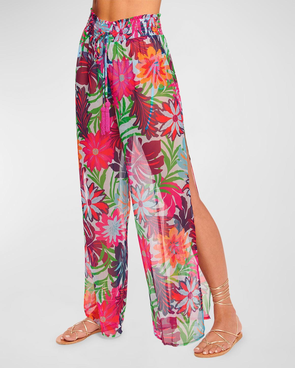 Ramy Brook Lancaster Floral Wide Leg Pants product image