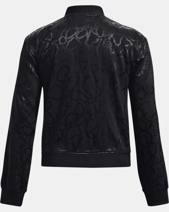 Women's UA RUSH™ Woven Jacquard Bomber Jacket Product Image