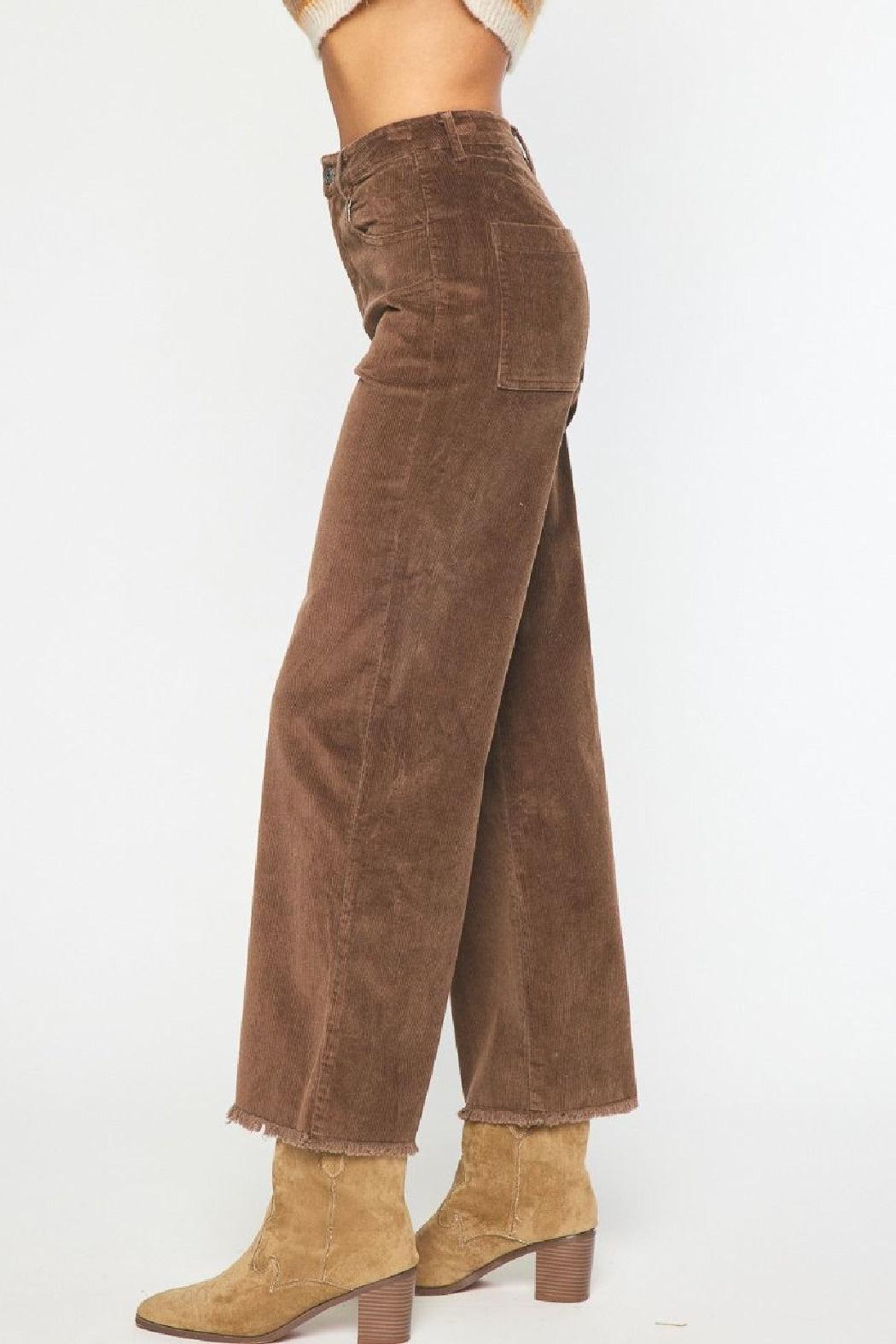 Wide Leg Corduroy Pants Product Image