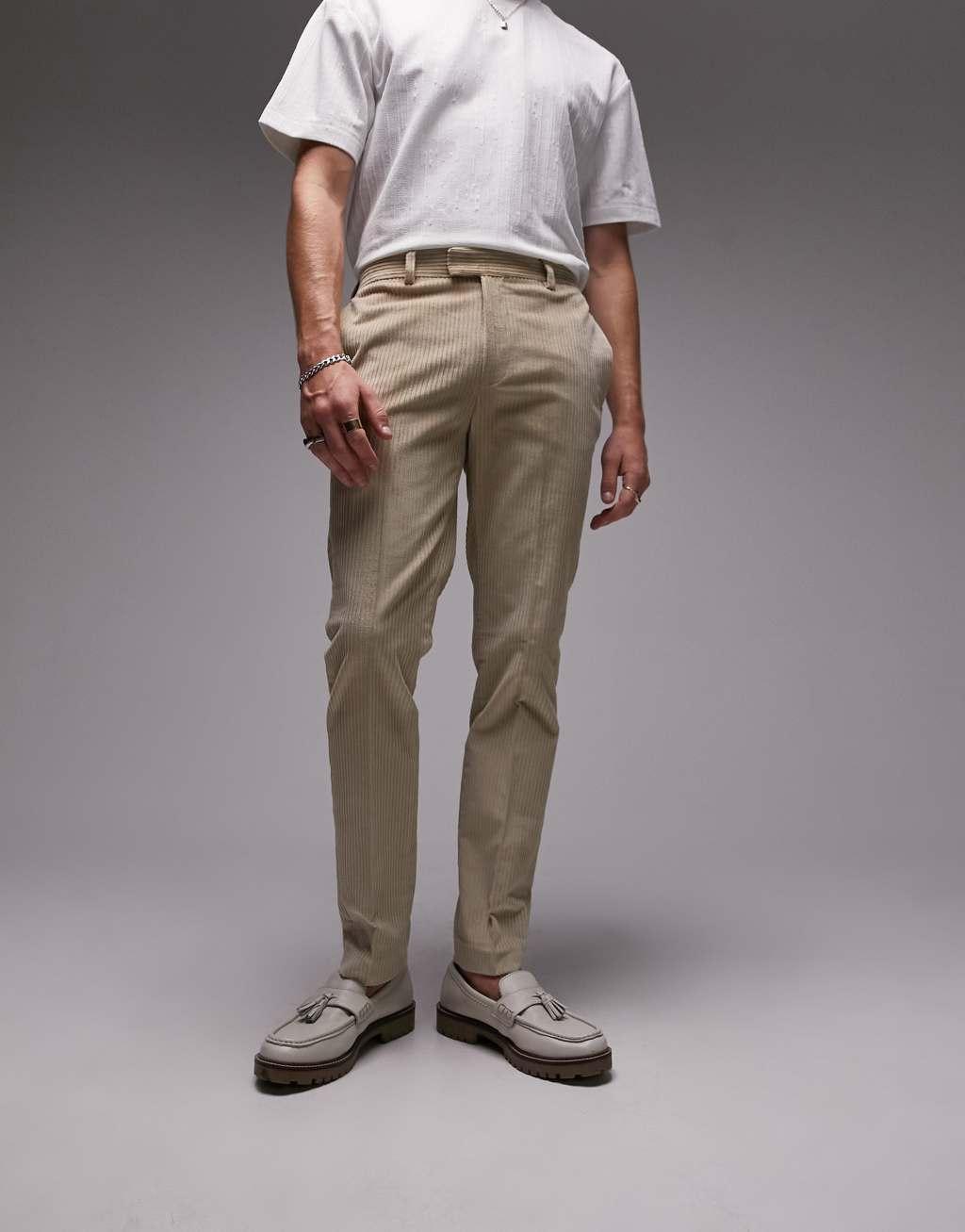 Topman skinny cord pants Product Image