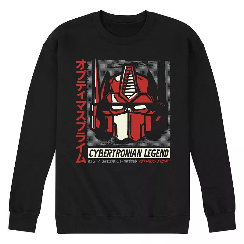 Mens Transformers Optimus Fleece Sweatshirt Product Image