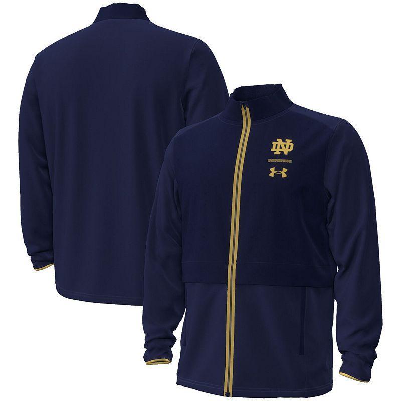 Mens Under Armour Notre Dame Fighting Irish 2023 Aer Lingus College Football Classic Full-Zip Jacket Blue Product Image