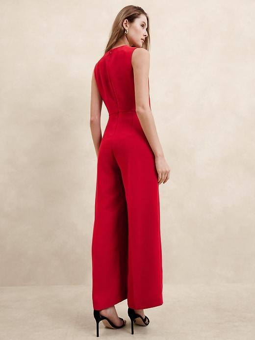 Cowl-Neck Jumpsuit Product Image