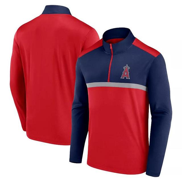 Mens Fanatics Los Angeles Angels Unstoppable Quarter-Zip Top Product Image