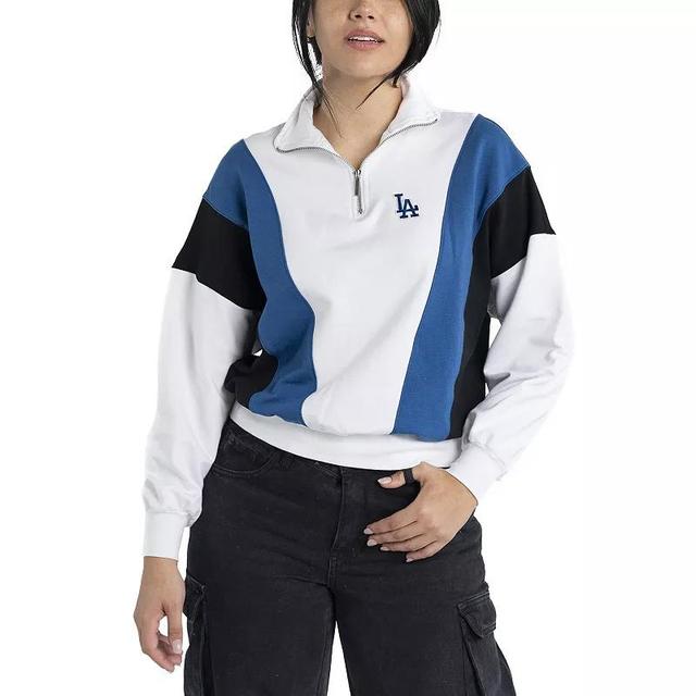 Womens Lusso Los Angeles Dodgers Malia Quarter-Zip Sweatshirt Product Image