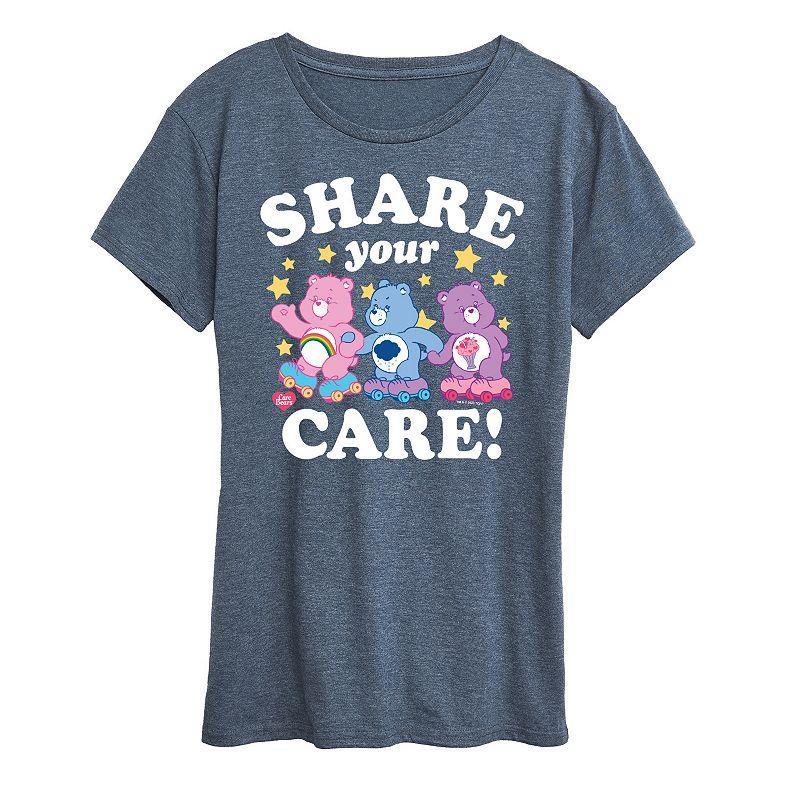 Womens Care Bears Share Your Care Graphic Tee, Girls Product Image