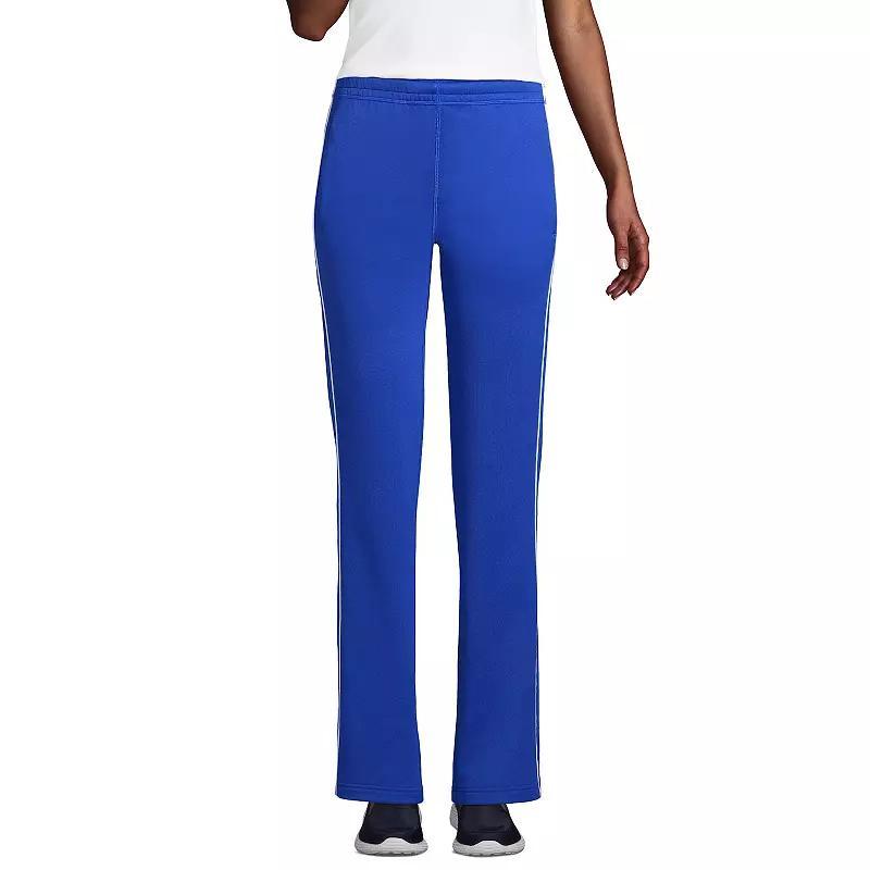 Womens Lands End School Uniform Active Track Pants Blue Product Image