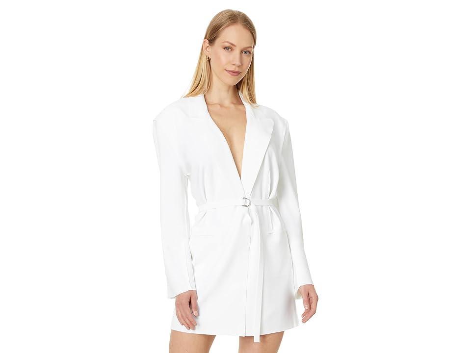 Norma Kamali Easy Fit Sack Mini Dress (Snow ) Women's Dress Product Image