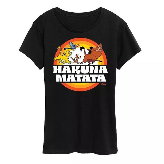 Disneys Lion King Womens Hakuna Matata Graphic Tee Product Image