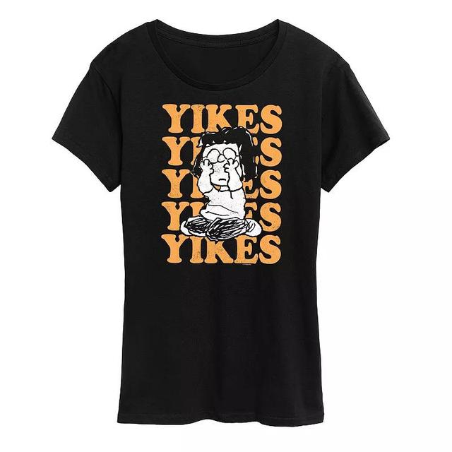 Womens Peanuts Yikes Marcie Graphic Tee Product Image