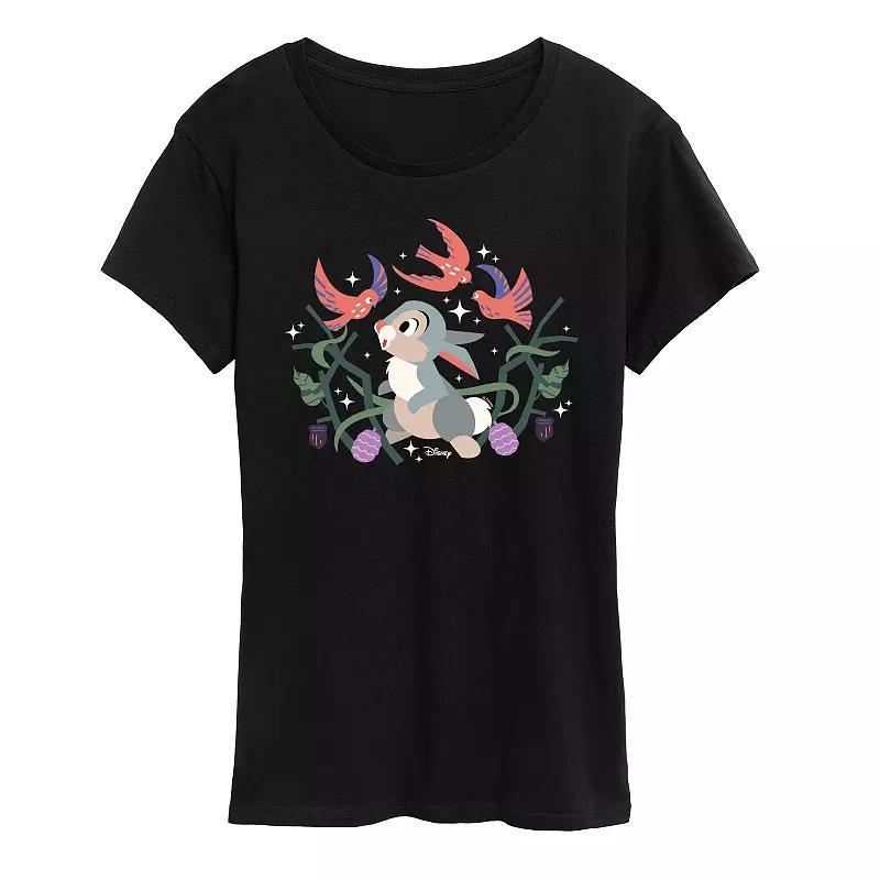 Disneys Bambi Thumper Womens Birds Graphic Tee Product Image