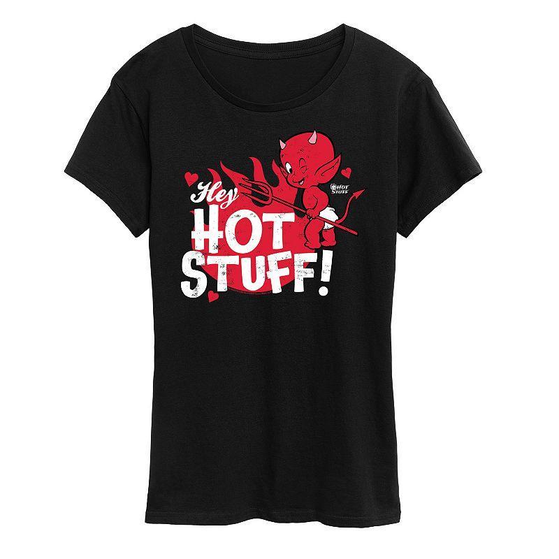 Womens Hot Stuff Graphic Tee, Girls Product Image