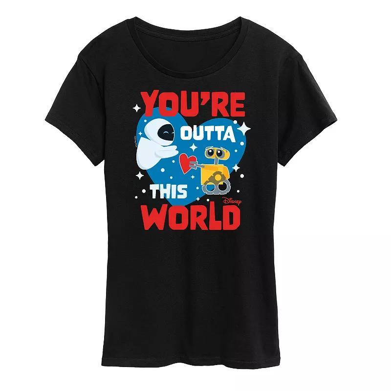 Disney / Pixars WALL-E Womens Valentines Graphic Tee Product Image