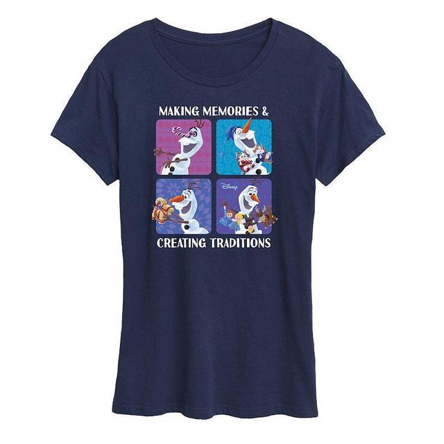 Disneys Frozen 2 Womens Making Memories Graphic Tee, Girls Product Image