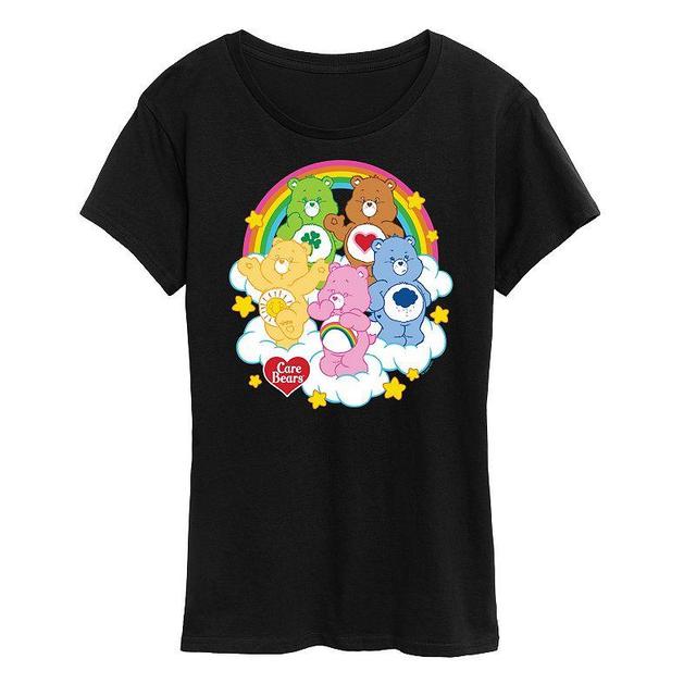 Womens Care Bears Group On Clouds Graphic Tee, Girls Product Image