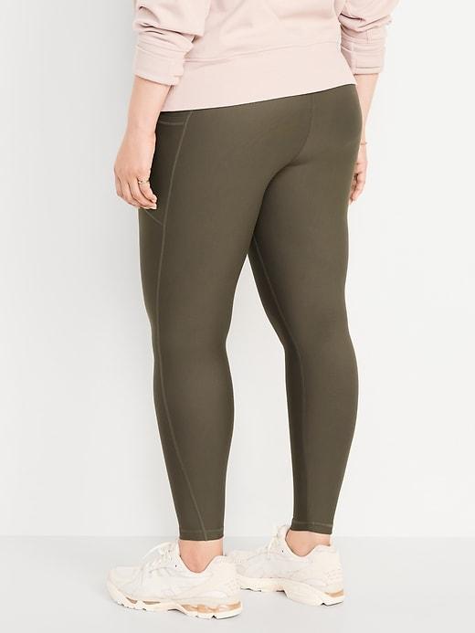 High-Waisted PowerSoft Rib Leggings Product Image