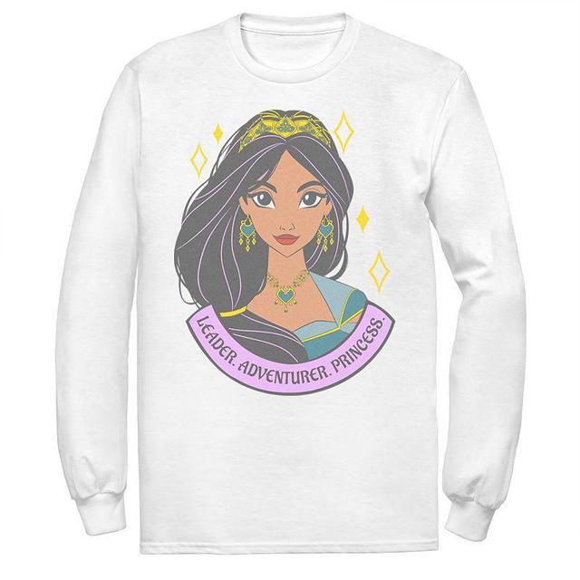 Disneys Aladdin Mens Jasmine Portrait Long Sleeve Graphic Tee Product Image