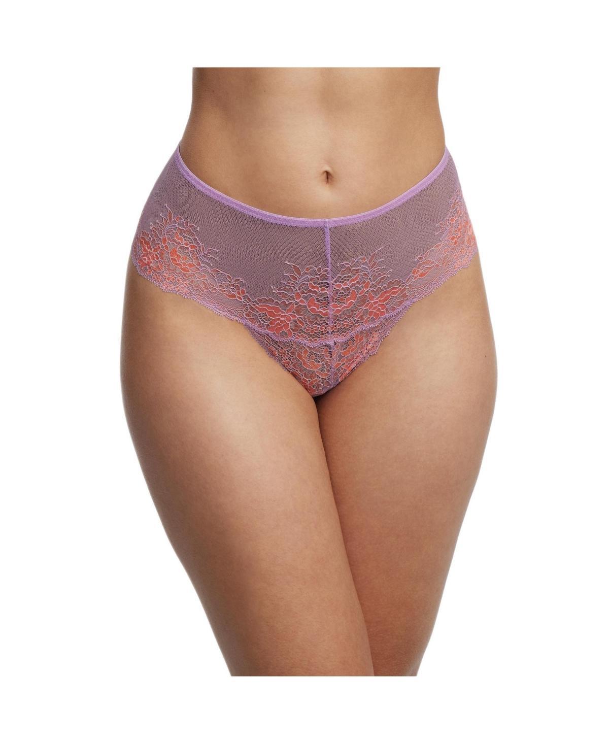 Womens Flaunt High Rise Thong - Sweet plum Product Image