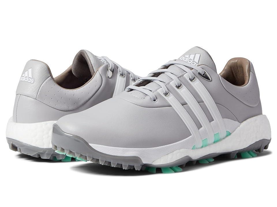 adidas Golf W Tour360 22 Golf Shoes (Grey Two/Footwear White/Pulse Mint) Women's Shoes Product Image