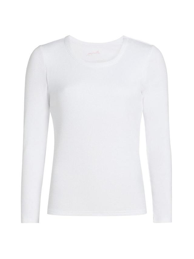 Womens Milla Long-Sleeve Stretch Cotton Top Product Image