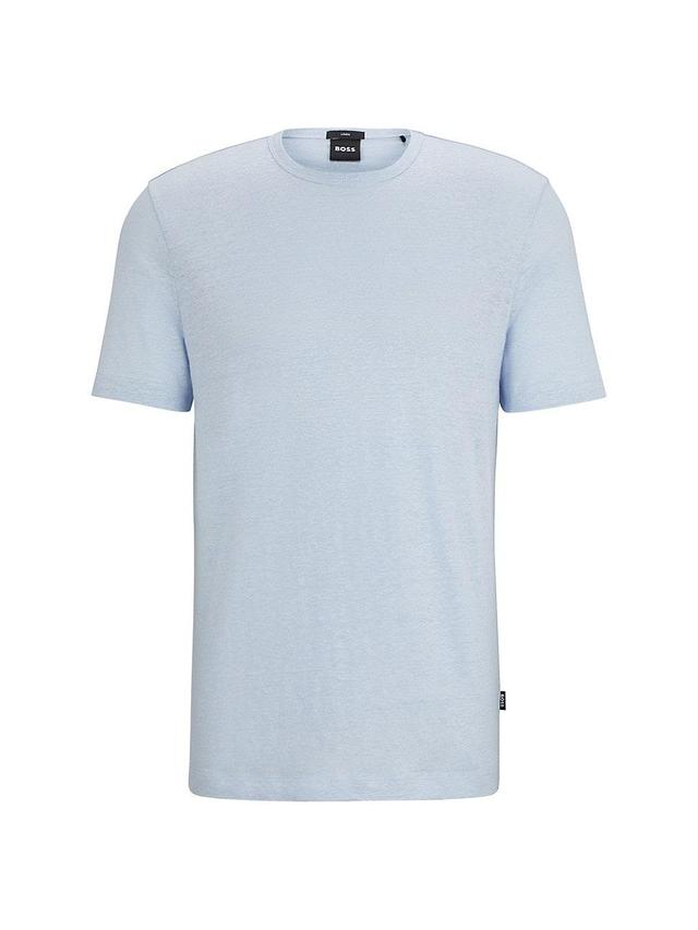 Mens Regular Fit T-Shirt in Linen Product Image