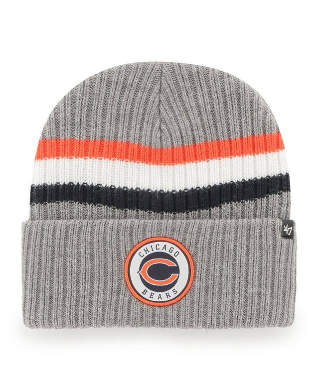 Mens 47 Brand Gray Chicago Bears Highline Cuffed Knit Hat Product Image