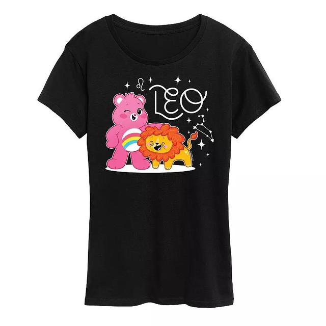 Womens Care Bears Leo Graphic Tee, Girls Heather Grey Product Image